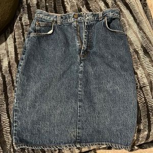 VTG Orange Tab Levi’s skirt